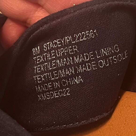 Tommy Bahama Navy Blue Stacey Wedge Espadrille Slip-on Sandals Size 8.5M - Picture 9 of 9